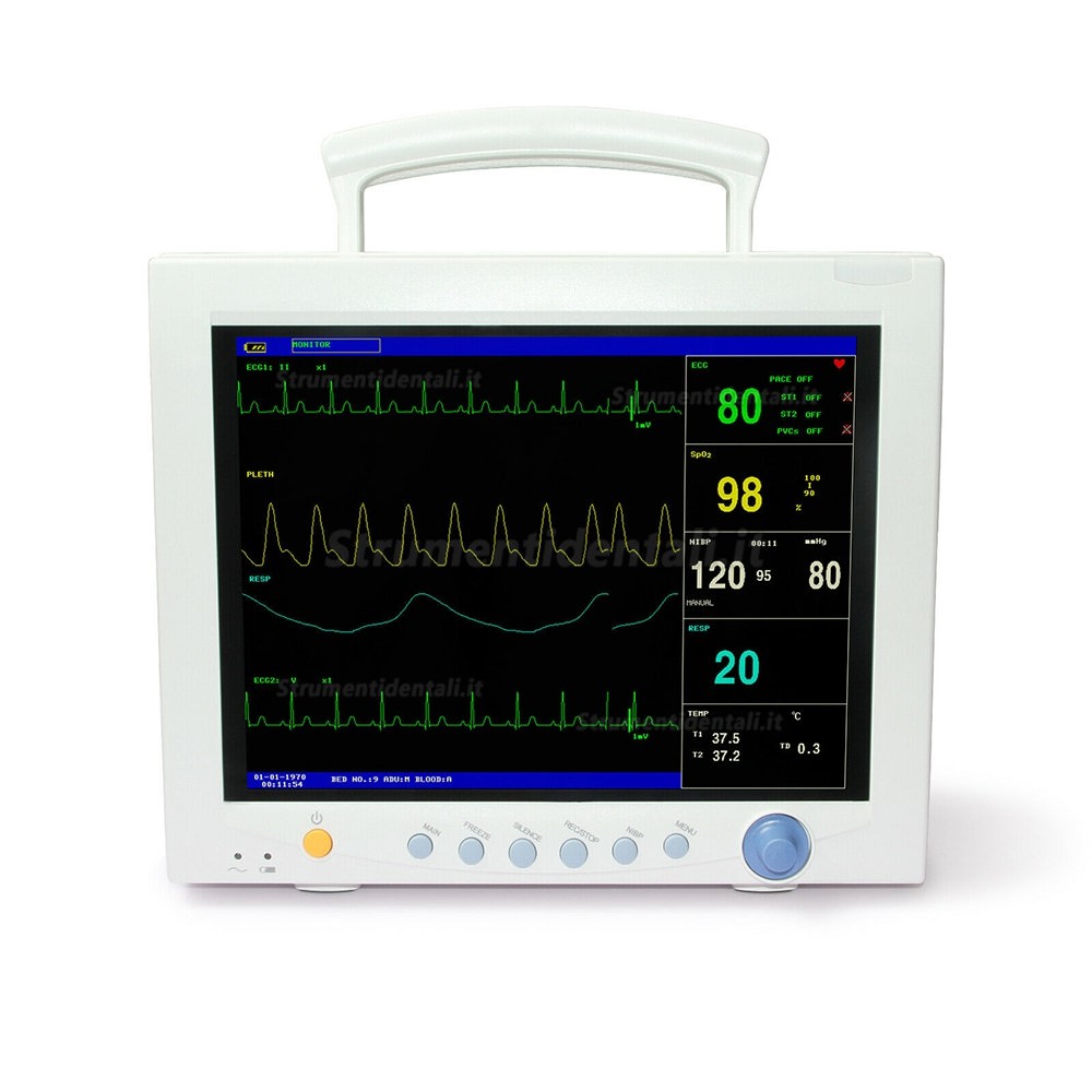 COMTEC® CMS7000 12.1″ Schermo Monitor Multiparametrico paziente